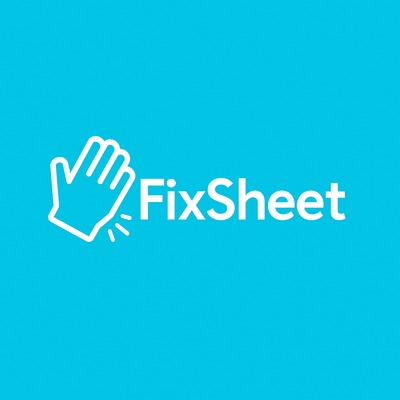 FixSheet